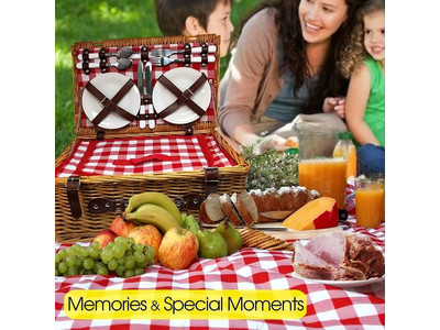 アフタヌーンティーピクニックバスケット 小型バスケット バルクイタリアンハンパー