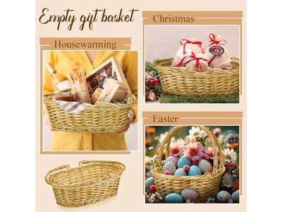 新鮮な食品ピクニックハンパー 家族用洗えるミニバスケット 1950ハート 2人用ビーチ