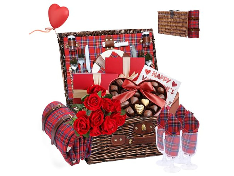 ピクニックショッピングプラスチックバスケット 丸型蓋付きカスタムクーラーキッチン倉庫