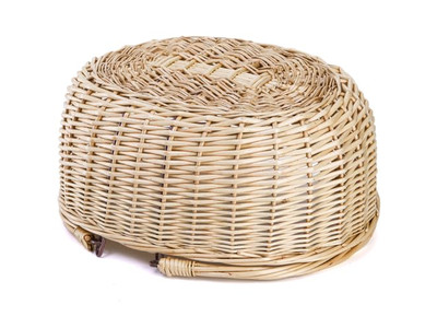 フルーツピクニックストレージバスケット4人用ウィッカークーリングタイニーキッズトイ