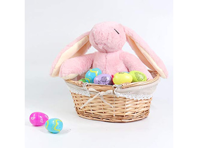 大型ウィッカーピクニックハンパーバッグ2人用小型バスケット蓋付き折りたたみアウトドア